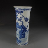 清三代老瓷器清代青花瓷器花瓶 古玩古董摆件收藏品民俗古老物件