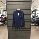 Zara2016春夏季新款专柜女装正品牌代购简约长袖口袋衬衫3482/023