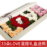 520成都鲜花速递同城玫瑰礼盒双流温江市区简阳生日表白求婚