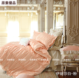 外贸美式田园四件套纯棉4套件1.8全棉被套罩床单家纺高档床上用品