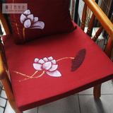 新款中国风禅意手绘茶楼坐椅垫中式沙发垫禅意坐垫禅修垫暖垫配套