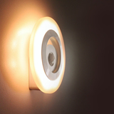 天猫京东正品LED5W及以下光控12V节能3年感应卧室壁灯人体小夜灯