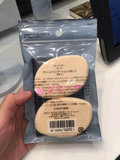 日本专柜代购 CPB肌肤之钥 粉底液粉霜专用海绵 异形粉扑 2枚装