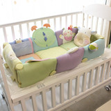 包邮韩国床上婴儿床多功能纯棉折叠床游戏垫便携式床中床婴儿用品