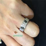 卡地亚 LOVE宽版18K白金钻石戒指  B4207600 对戒 香港专柜代购