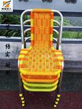 E1塑料藤条手工编制软坐椅室内户外便携椅换鞋凳阳台麻将小藤椅子