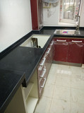 北京整体橱柜定做现代简约L形亚克力厨房厨柜定制石英石设计订做