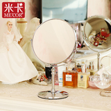 米卡化妆镜 8英寸大号家居台式镜子 双面梳妆镜 珠宝化妆品柜台镜