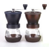 HARIO日本进口正品 手摇咖啡磨豆机 陶瓷磨芯 家用手动研磨咖啡豆