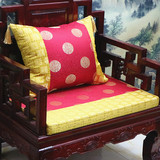 定做任何尺寸古典中式红黄色高档红实木沙发坐垫靠垫客拆洗海绵垫
