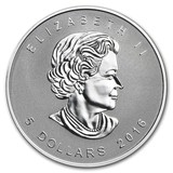 1292投资银币=2016年加拿大枫叶太极密印般99.99％纯银一盎司银币