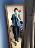 日本代购优衣库2016 lemaire女装 LM泡泡纱衬衫(短袖) 175500