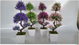 仿真植物三层幸运树 创意假花花艺客厅家居书桌装饰品摆件