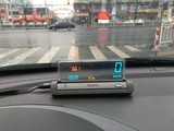 华阳HUD抬头显示器读取OBD行车电脑转速油耗连接手机百度导航显示