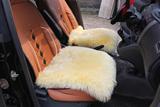 冬季汽车坐垫羊毛小方垫整张羊皮小三件车垫小方垫无靠坐垫