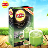 Lipton/立顿绝品醇日式抹茶奶茶固体饮料立顿奶茶正品19gx10包/盒