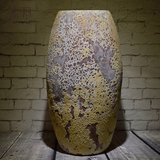 素陶饰界 东南亚进口手工粗陶陶罐坛子花器花瓶土陶做旧仿古出土