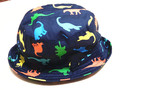 外贸出口欧洲原单儿童帽子2016春夏新款彩色小恐龙男童盆帽太阳帽