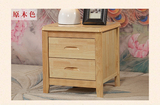 现代实木床头柜特价简约橡木整装储物柜包邮