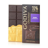 【现货】美国进口零食高迪瓦 Godiva 歌帝梵 72%黑巧克力排块