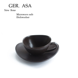 德国ASA 釉下彩窑变咖啡杯陶瓷杯子简约欧式水杯早餐杯卡布奇诺