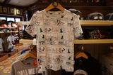 香港迪士尼乐园正品代购 米奇唐老鸭 卡通动漫格子 成人短袖T恤