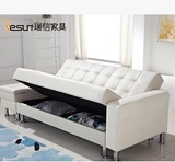 小户型多功能折叠沙发 日式午休沙发床 简约现代三人位储物沙发