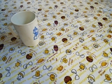 pvc卡通防水餐桌布蛋黄哥懒蛋蛋防油茶几布免洗台布儿童书桌布