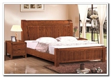特价实木床亏本红橡木双人床1.8米1.5米高箱单人床卧室家具储物床