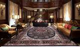 伊朗进口真丝地毯 高档波斯奢华客厅、卧室地毯 欧式美式古典地毯