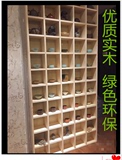 实木格子架茶壶展示架置物架木格子隔板创意格子挂墙墙面壁挂书架
