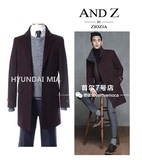 特价！韩国专柜正品代购ZIOZIA ANDZ羊毛大衣DZW/BZW1CG1101