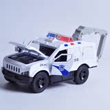 消防救援车合金汽车模型儿童玩具声光回力小汽车蒂雅多道路清障车