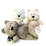 原创安抚毛绒玩具熊创意泰迪熊公仔大号小号布娃娃礼物无为熊包邮