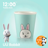 韩国12:00创意陶瓷杯子卡通咖啡杯可爱马克杯骨瓷个性水杯茶杯