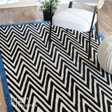 欧式抽象灰色格子地毯客厅茶几沙发卧室床边手工腈纶地毯满铺定制