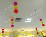 幼儿园店铺商场装饰吊饰 刺球塑纸灯笼挂饰空中吊饰 颜色鲜艳防水