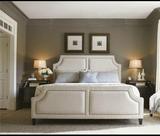 欧式美式布艺软包床双人床铆钉床宜家简约现代储物高箱床小户型