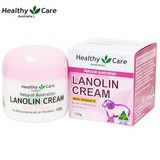 澳洲直邮Healthy Care Lanolin Cream 绵羊油面霜维他命E 100g