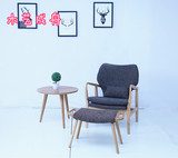 特价单人布艺沙发个性创意北欧沙发椅实木休闲沙发椅子躺椅咖啡椅