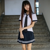 学生日系校服套班服装韩版学院风领带女生水手服表演出服短袖女夏