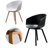 丹麦设计师 Hay about a dining chair 北欧创意实木咖啡餐厅椅