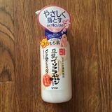 日本产SANA 豆乳美肌温和保湿清洁卸妆乳200mL温和清洁彩妆