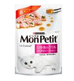现货 日本Monpetit 猫咪妙鲜包 法国至尊厨房 彩蔬酱汁烤白身鱼