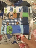 现货日本代购西松屋男宝宝儿童全棉三角式内裤一套5条装