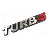 汽车3D立体涡轮增压车贴车标金属turbo 改装汽车贴标外饰装饰用品
