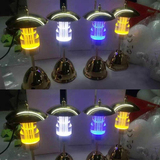LED充电酒吧台灯 创意个性水晶台灯 西餐厅充电台灯咖啡厅草帽灯
