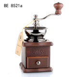 台湾原装进口 BE8521 小木手摇手动咖啡磨豆机 研磨机 磨咖啡豆机