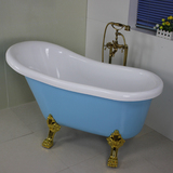 欧式贵妃缸 家用亚克力普通卫浴独立式宝宝成人浴盆宠物1.2-1.7米