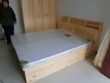 实木床箱体床纯松木床1.5米1.8米双人床架子床单人床带储物箱床